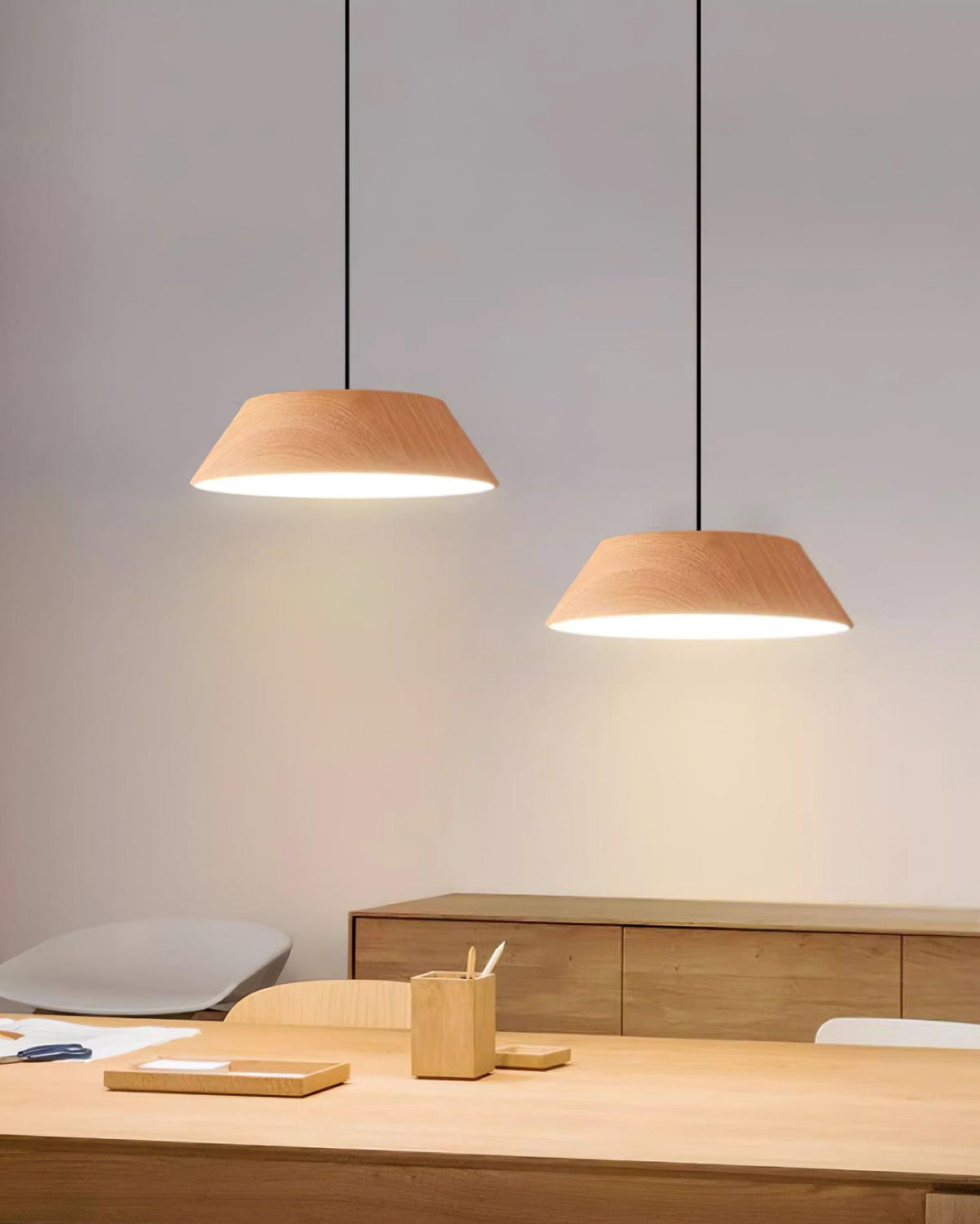 Novain Suspension en grain de bois