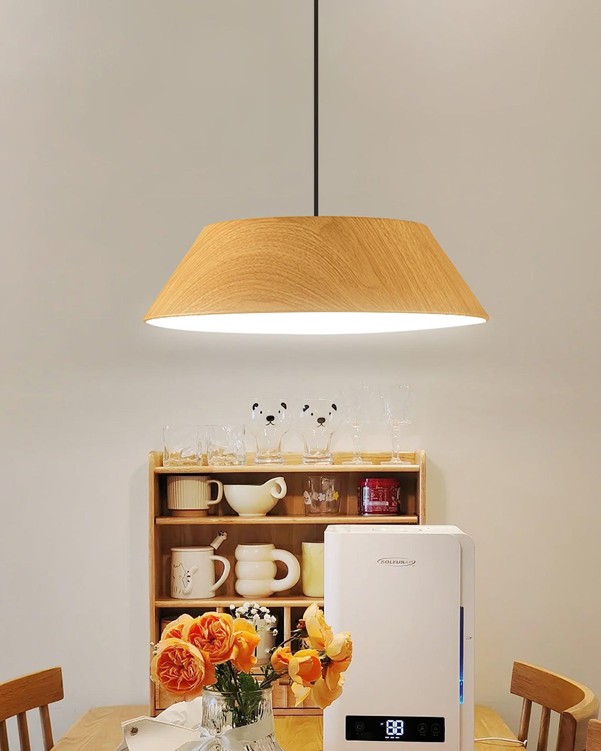 Novain Suspension en grain de bois