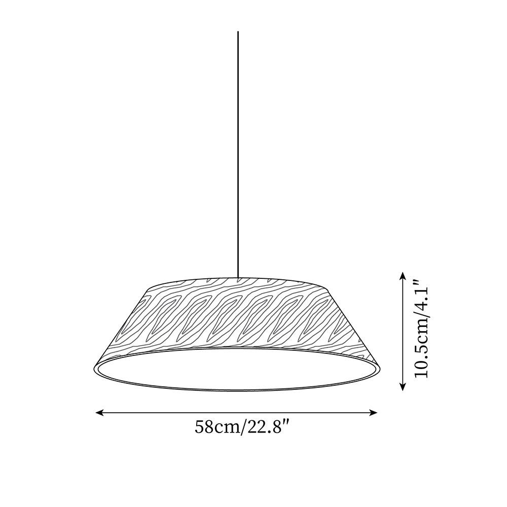 Novain Suspension en grain de bois