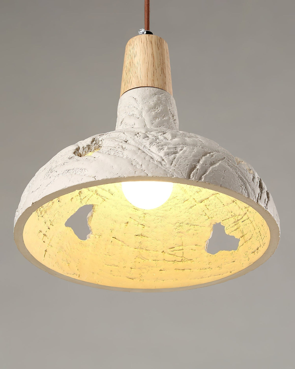 Ormarion Nordic Art Sculpter Ciment Pendentif Lampe