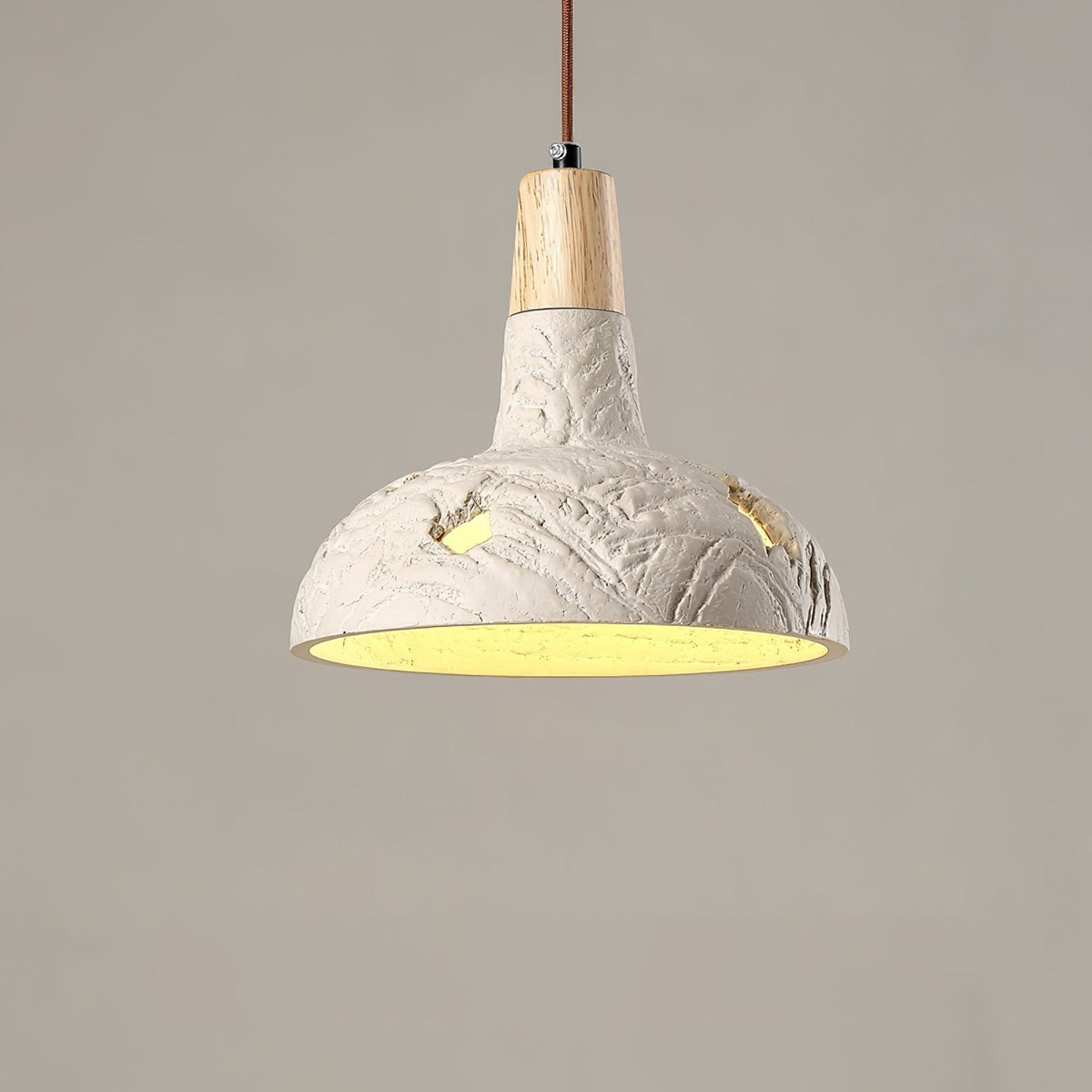 Ormarion Nordic Art Sculpter Ciment Pendentif Lampe