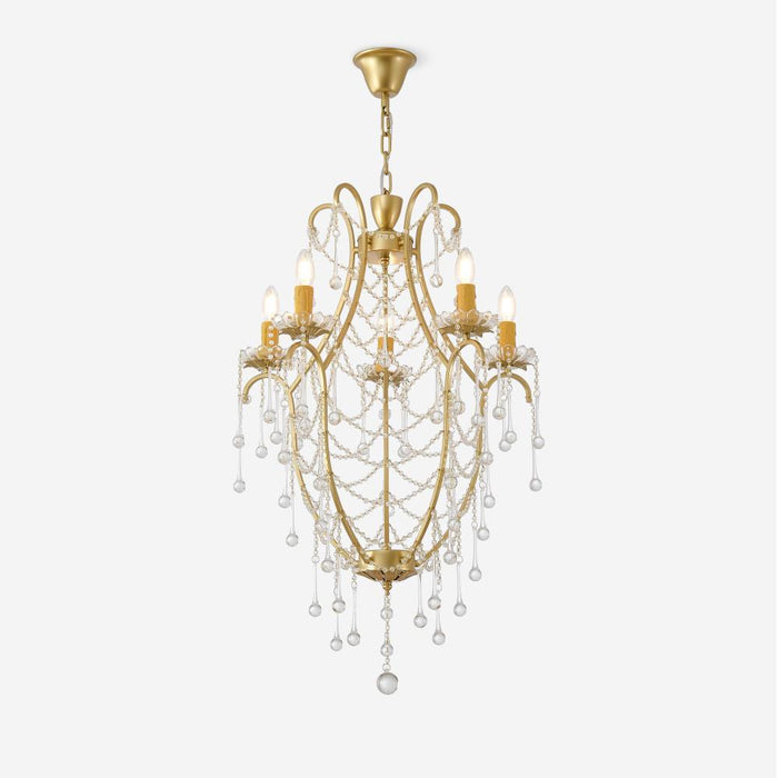 Theresa Lustre Chaînes de Cristal Drapées Vintage