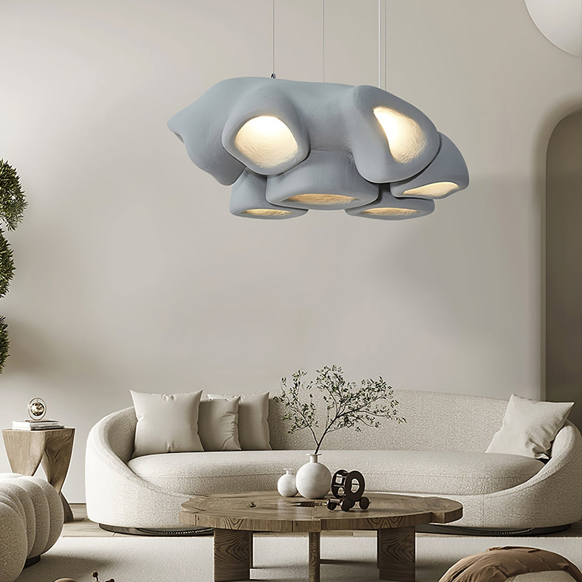 Cloud Lampe Suspendue Moderne en Polystyrène