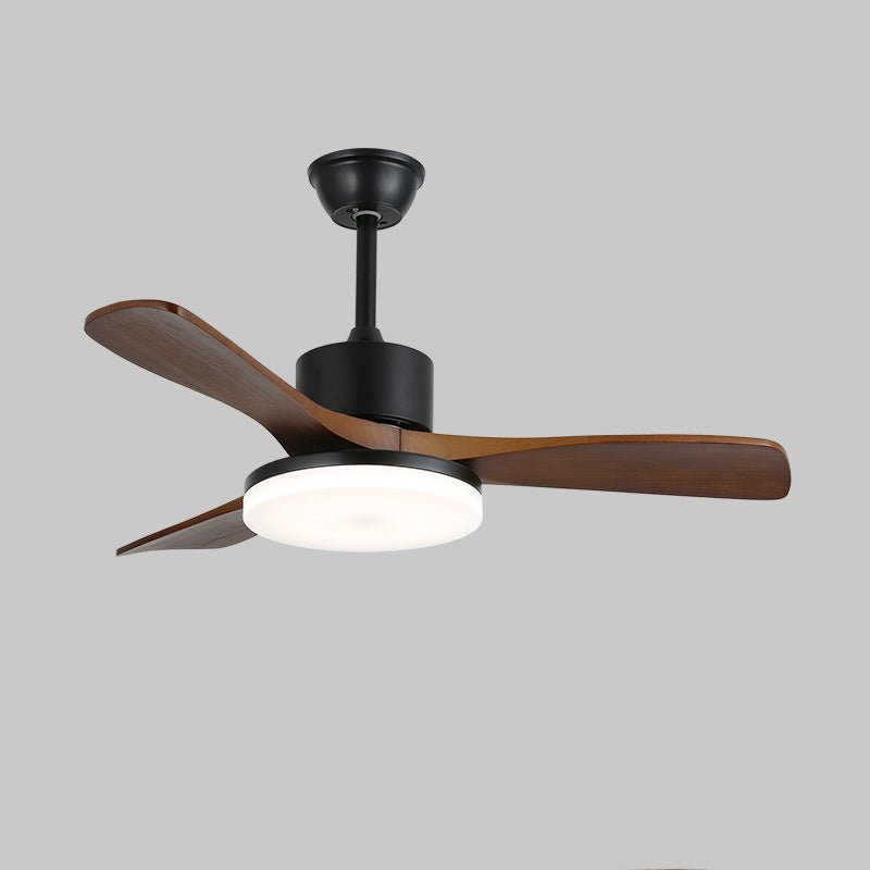 Plafonnier Ventilateur Darian Minimaliste en Bois