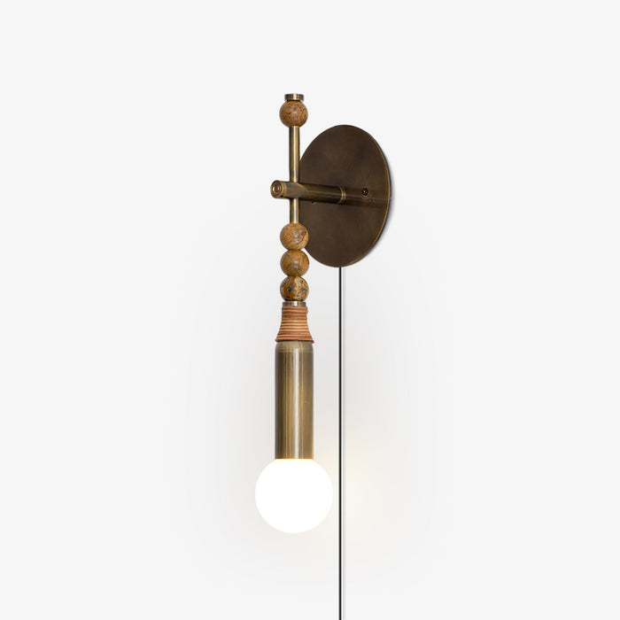 Vadorora Premium Elegance Plug-in Marble Wall Lamp