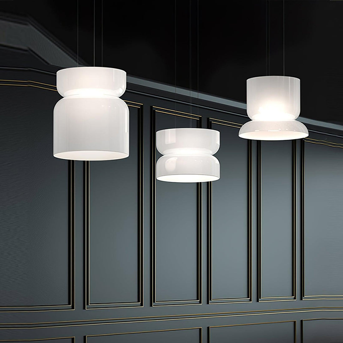 Casorion Modern Minimalist Led Glass Pendant Lamp