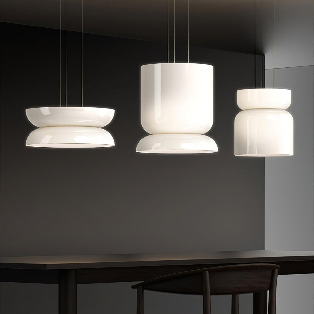 Casorion Modern Minimalist Led Glass Pendant Lamp