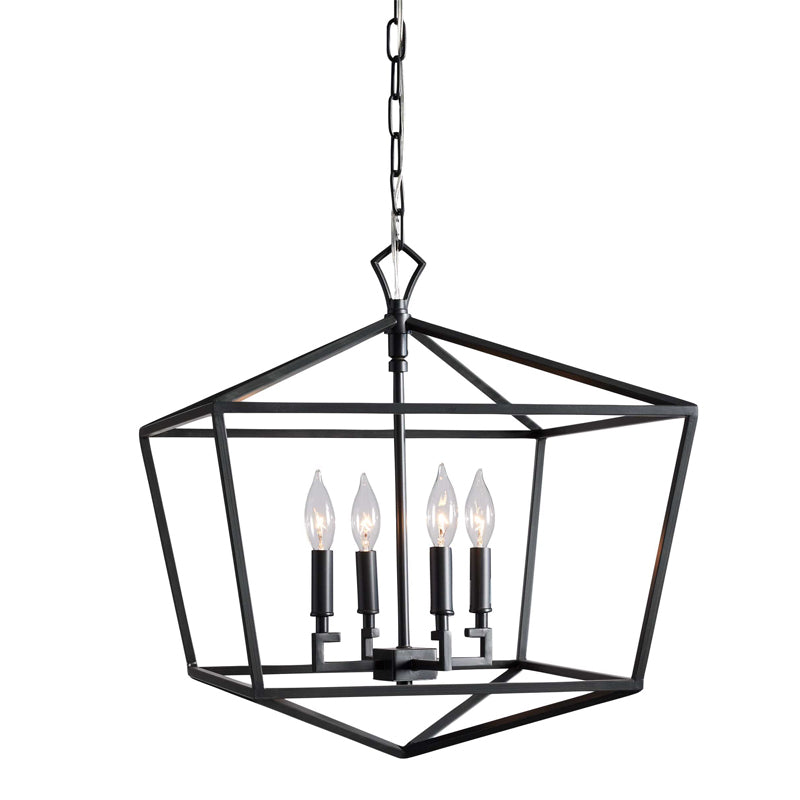 Avveleth Ancien Industriel Métal Lumière Pendentif
