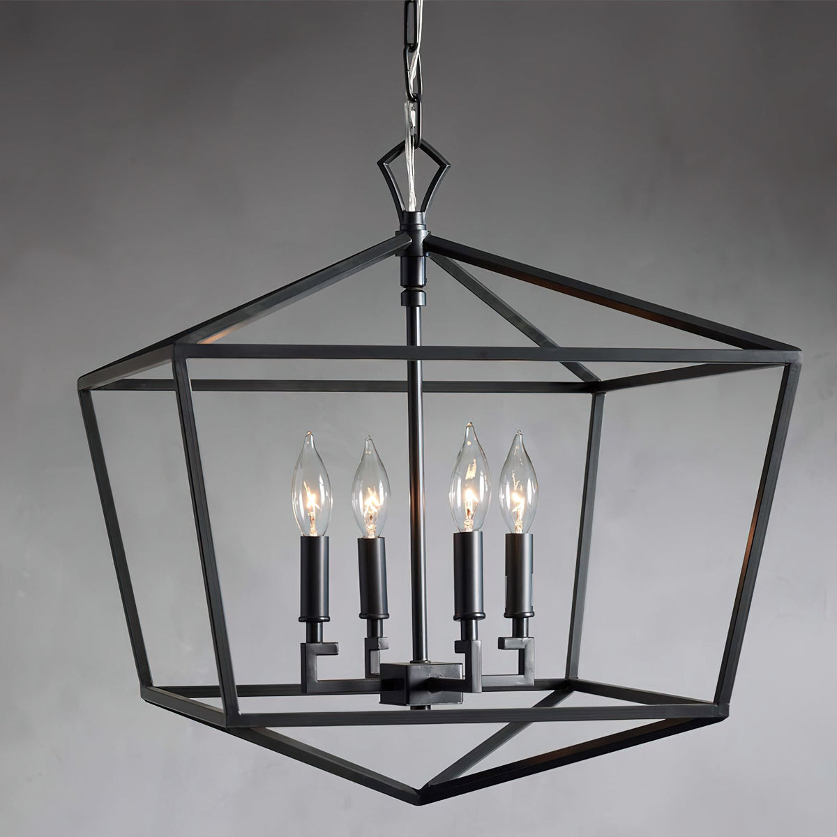 Avveleth Ancien Industriel Métal Lumière Pendentif