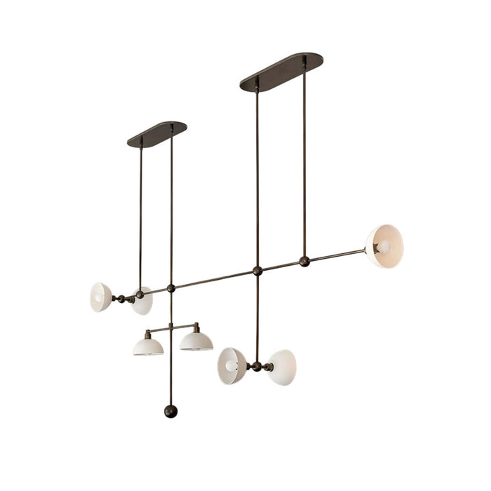 Izorora Moderne Minimaliste Trapèze Métal Lustre