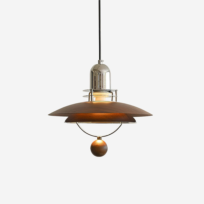 Trava Suspension Stratifié Bois Sphère Moderne