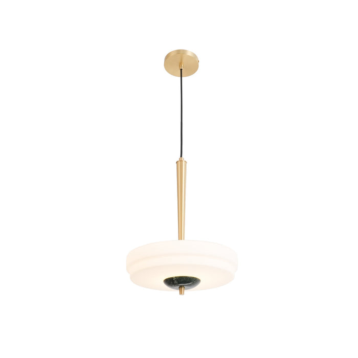 Ithaara Moderne Minimaliste Albâtre Lumière Pendentif