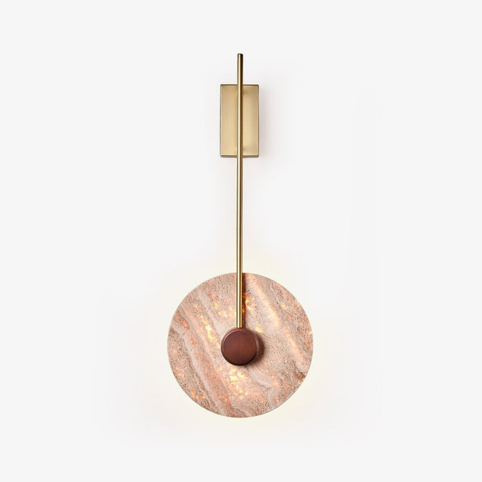 Visolia Applique Murale Minimaliste en Travertin