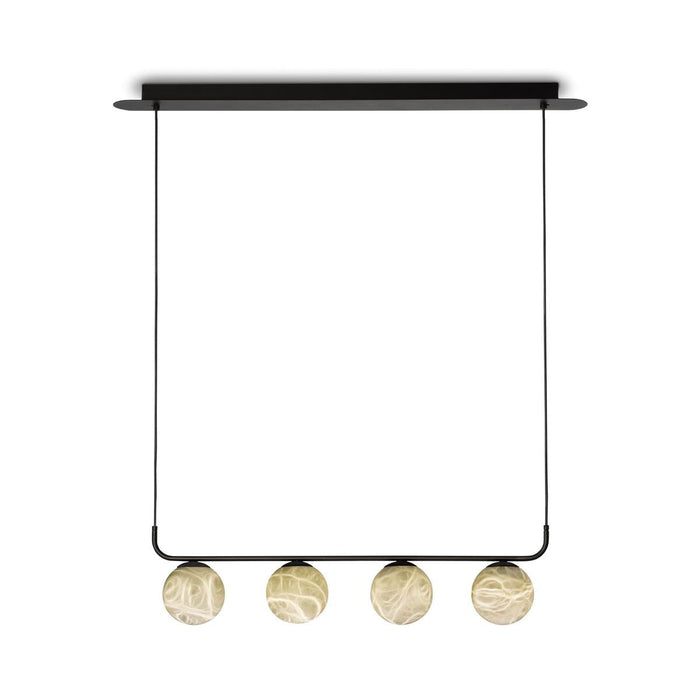 Eloryra Moderne Minimaliste Suspension Albâtre Lumière Pendentif
