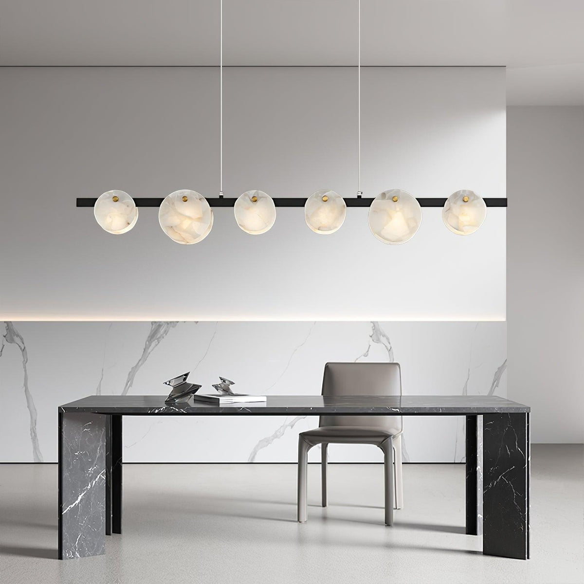 Olirel Suspension Linéaire en Albâtre