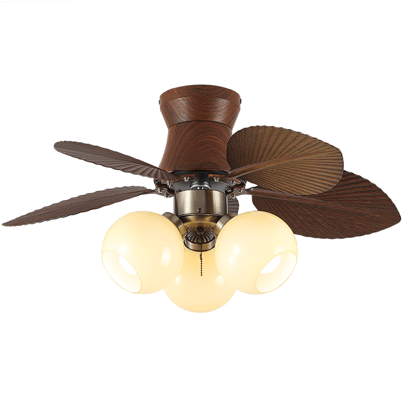 Plafonnier Ventilateur Walden Chêne avec Lumière