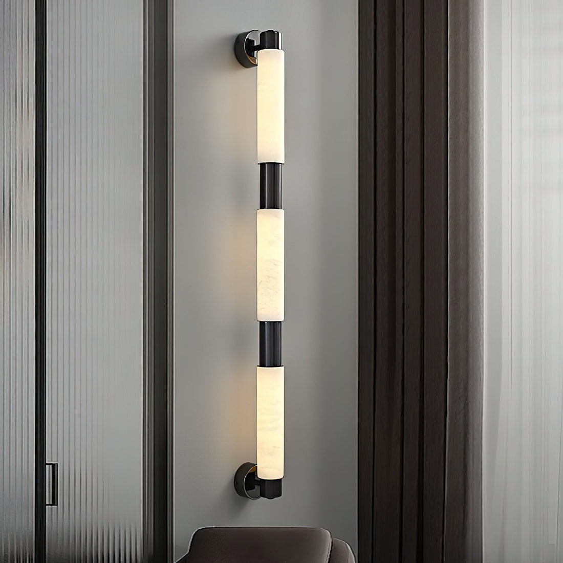 Alraei Moderne Minimaliste Tube Albâtre Applique Murale