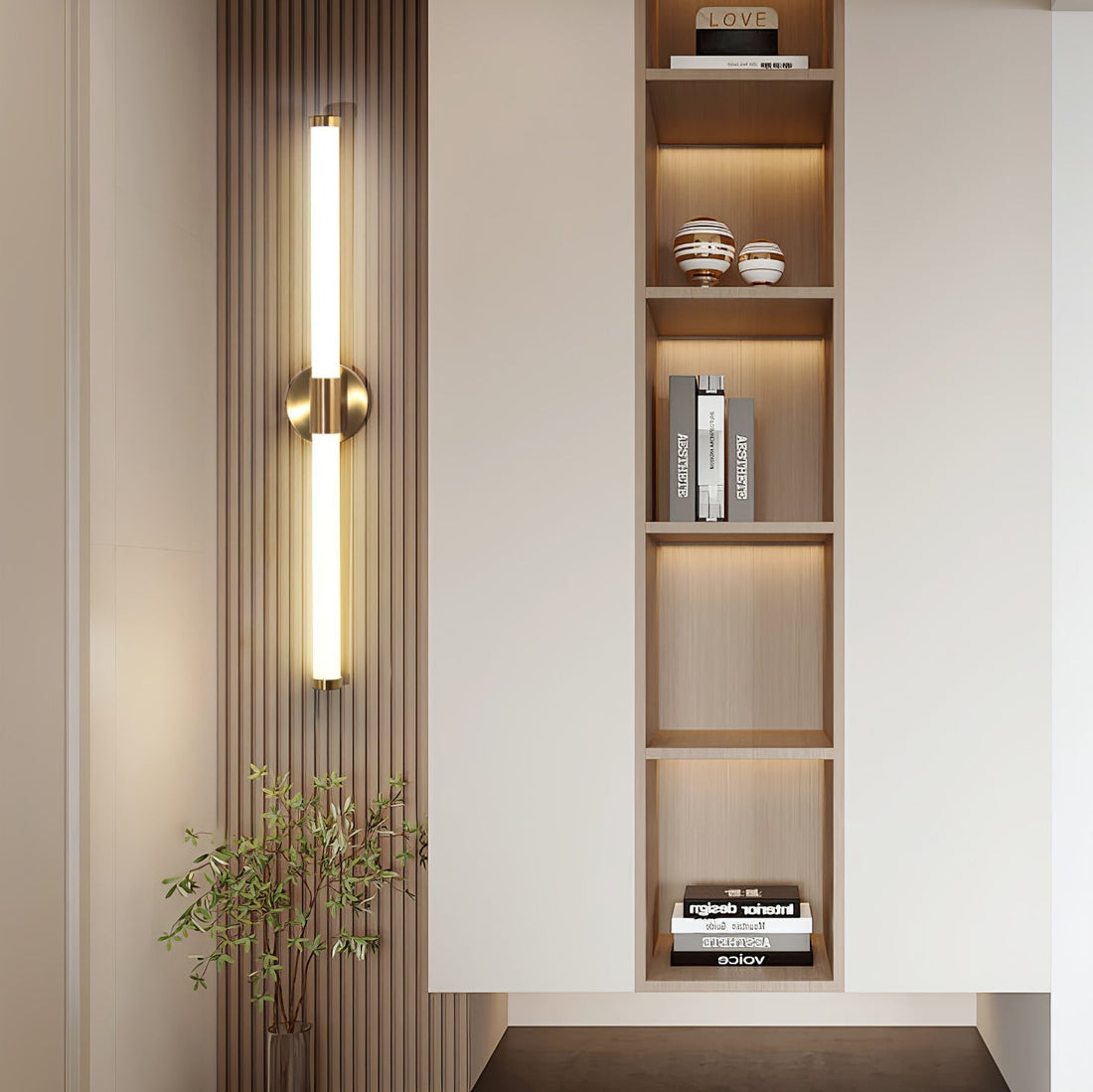 Cecarir Applique Murale LED Linéaire Art Tubo