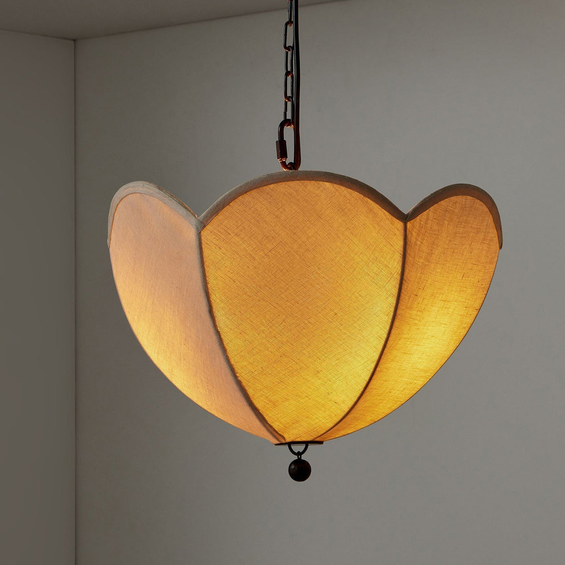 Cimararae Suspension Métal Tissu Scoop Vintage