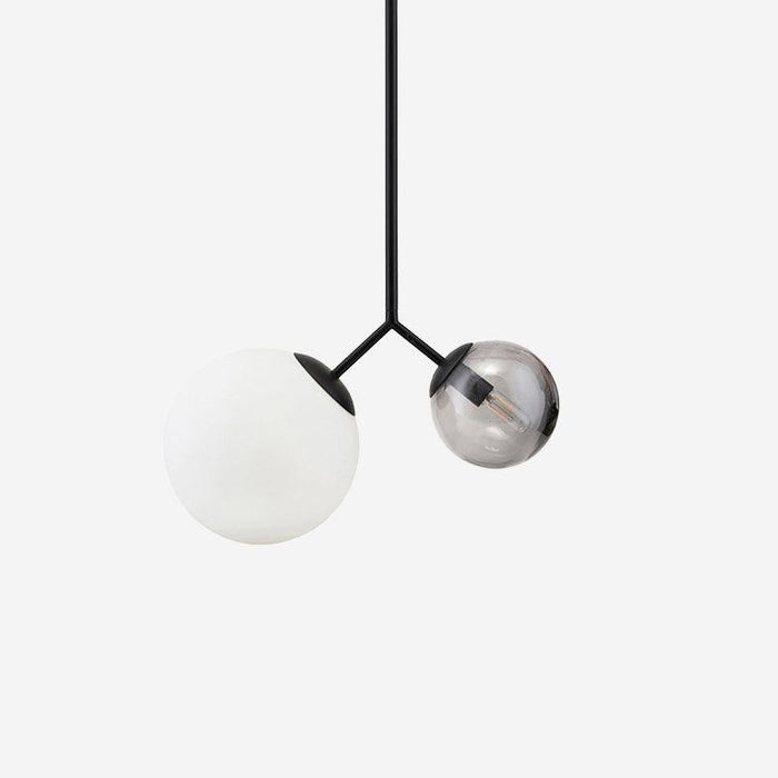 Twis Suspension Verre Dépoli Fumé Minimaliste