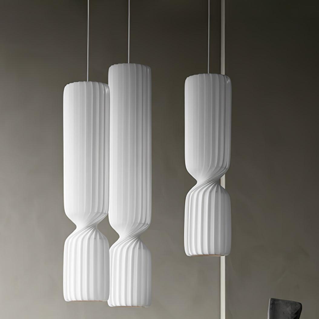 Twist Lampe suspendue minimaliste en PVC