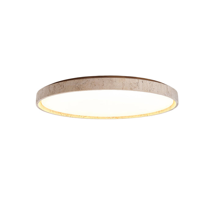 Symiror Lampe de Plafond Ronde Travertin Minimaliste Moderne