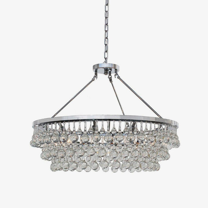 Avelis Postmodern Luxury Unique Tiered Crystal Lustre
