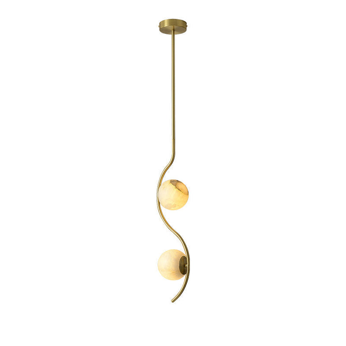 Civenan Suspension Albâtre Courbé Minimaliste Moderne