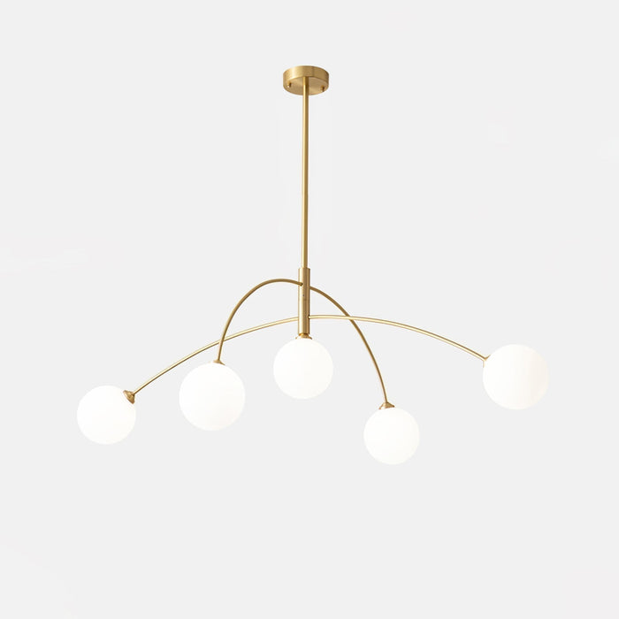 Lustra Lustre Valentina Arc Laiton Élégant