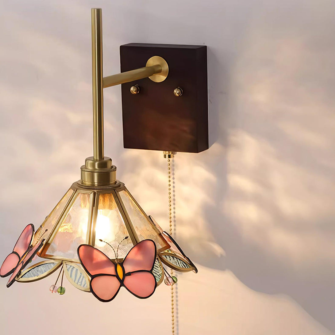 Valerie Applique Murale Charme Vintage Papillon