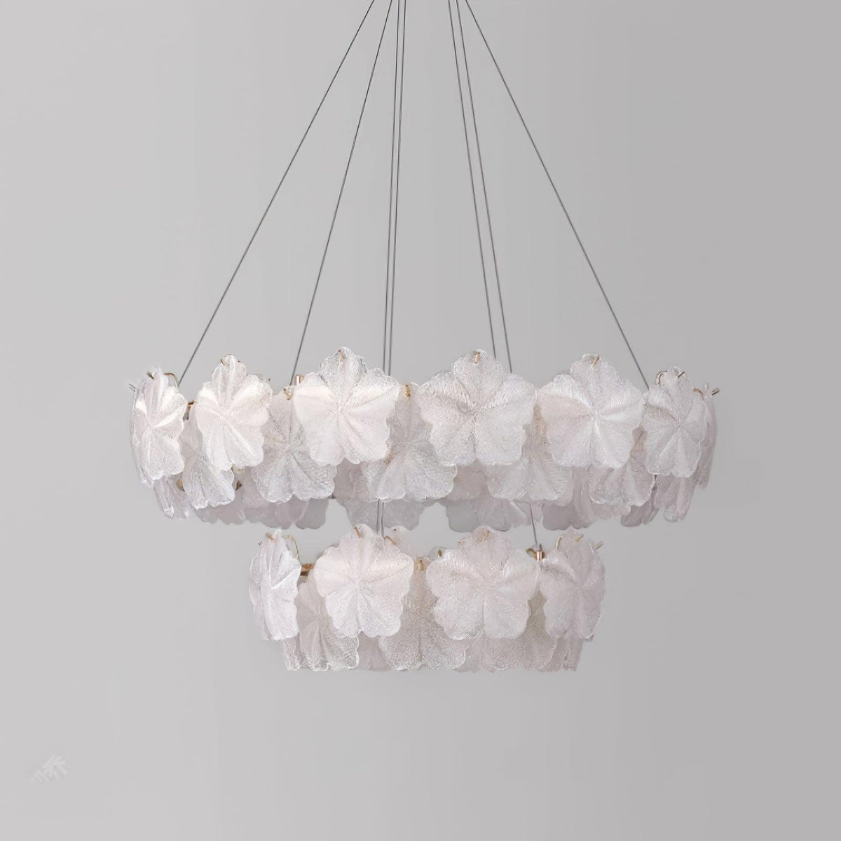 Vitheir Lustre en Verre Floral
