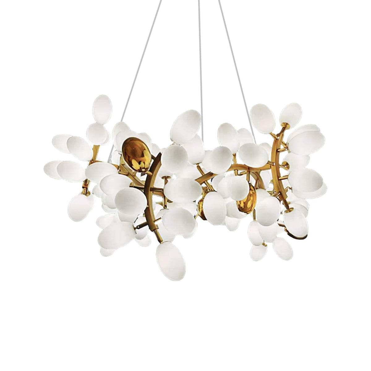 Cithaila Lustre Postmoderne De Luxe En Métal Et Verre
