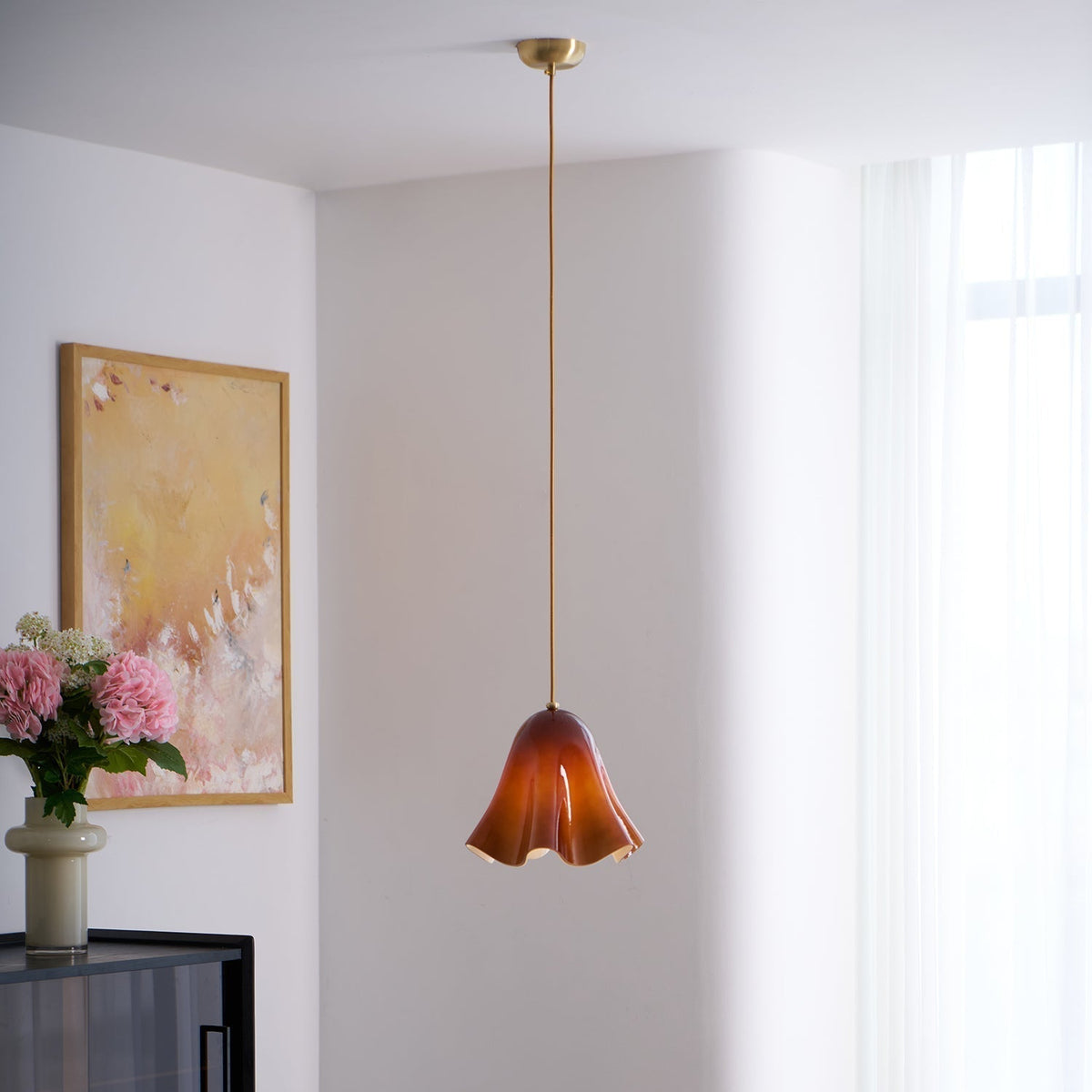 Liora Suspension Cloche en Verre