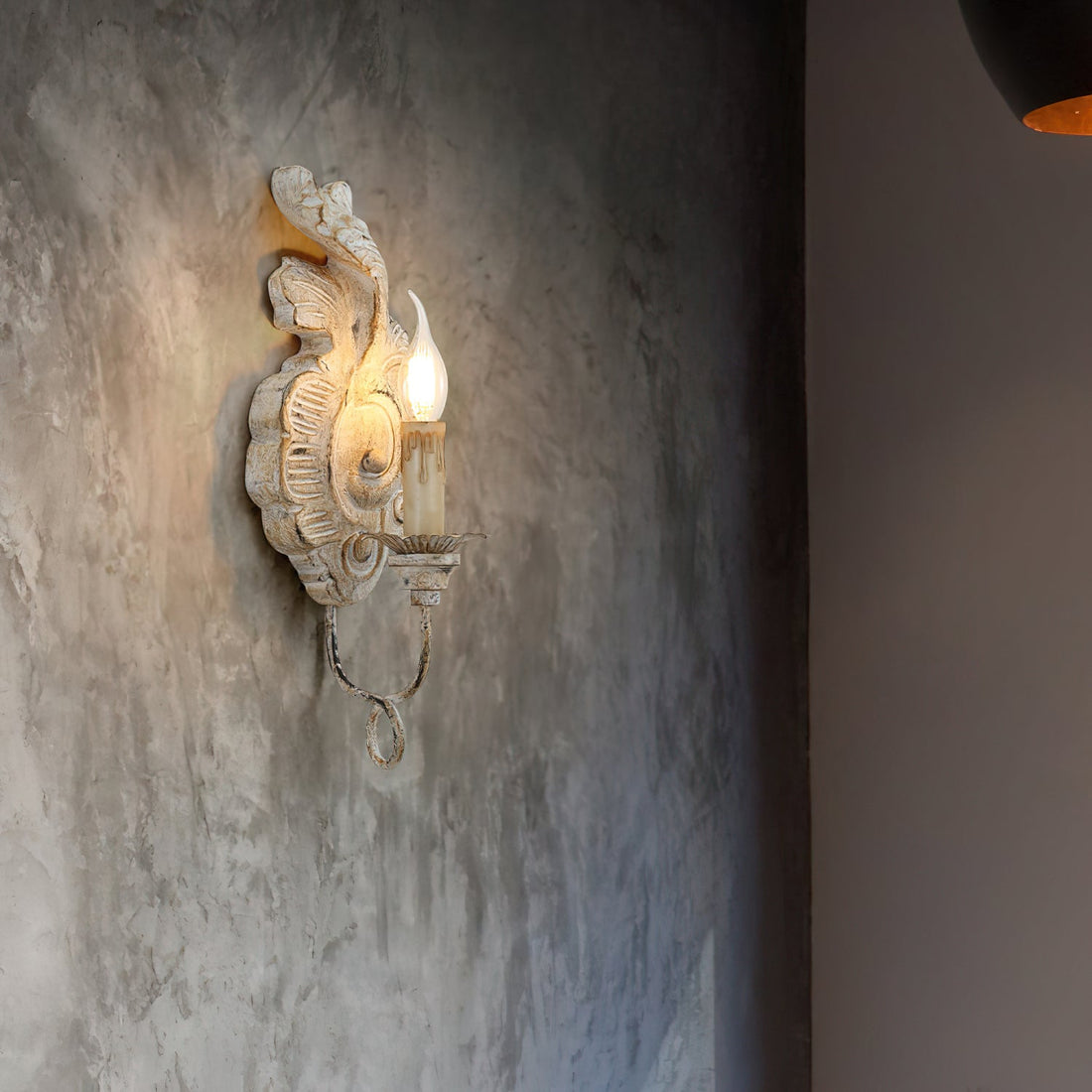 Olsilel Applique Murale Résine Métal Élégance Vintage