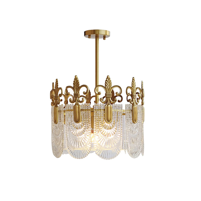 Cashaor Lustre Cristal Laiton Luxe Postmoderne