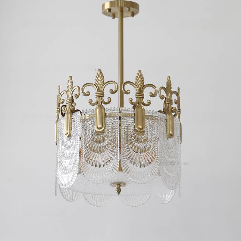 Cashaor Lustre Cristal Laiton Luxe Postmoderne