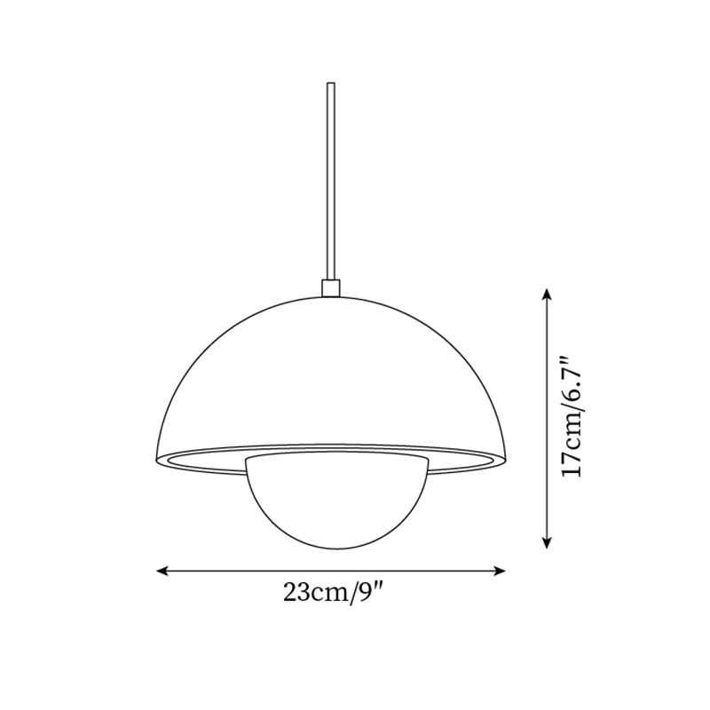 Ritta Suspension en Travertin et Bois