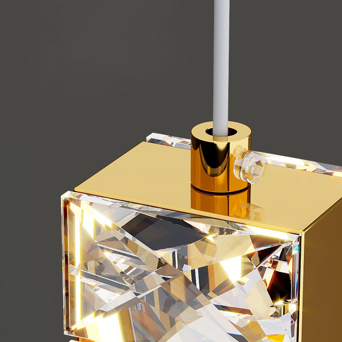 Lustra Lustre Villa Forci Suspension Argentée Moderne