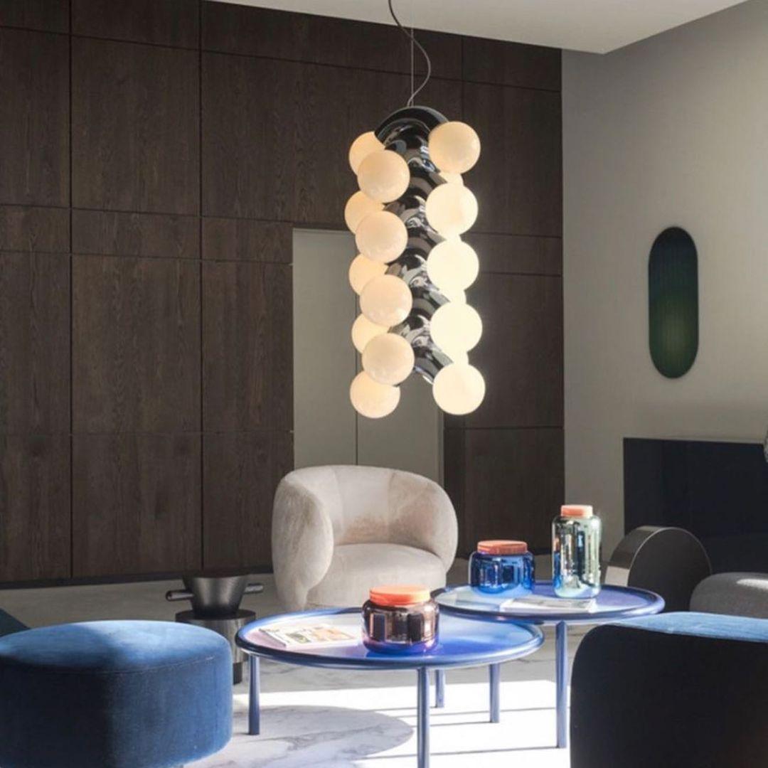 Ermira Suspension en Verre Art Nordique Haut de Gamme