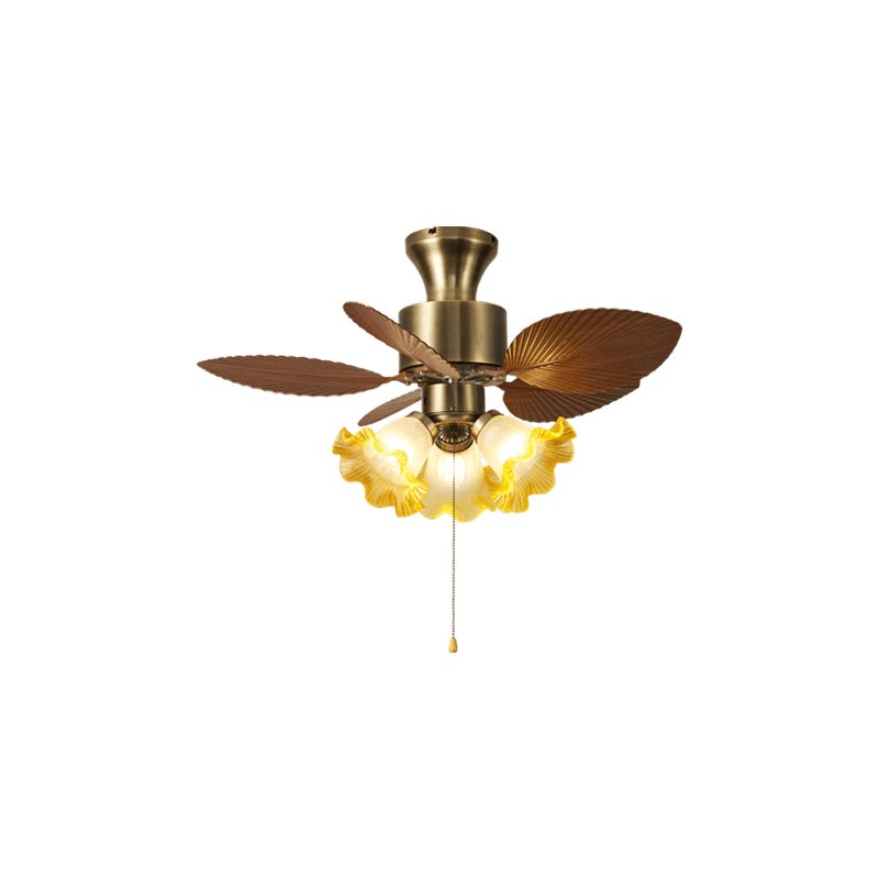 Plafonnier Ventilateur Gulliver Feuille Vintage