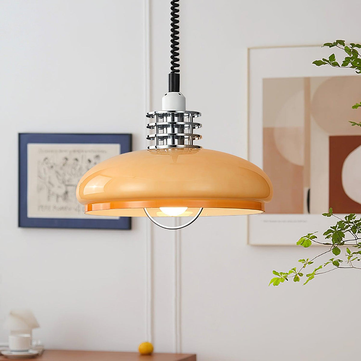 Vistosi Lampe Suspendue Globe en Verre Subtile