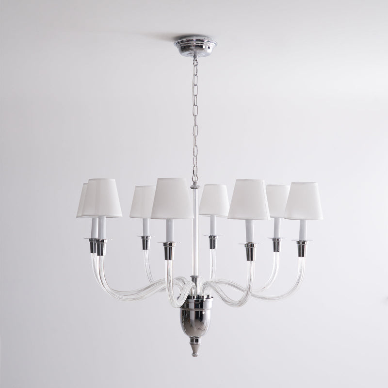 Syvinor Lustre Postmoderne Luxe Cristal Tissu