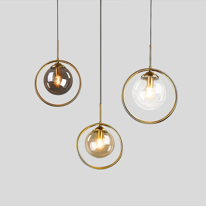 Zoey Luminaires Suspension. Verre & Métal