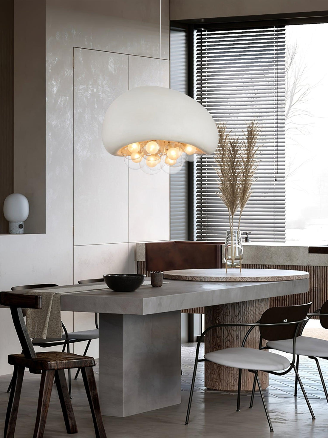 Khmara Bola Lampe Suspendue Bulle Organique