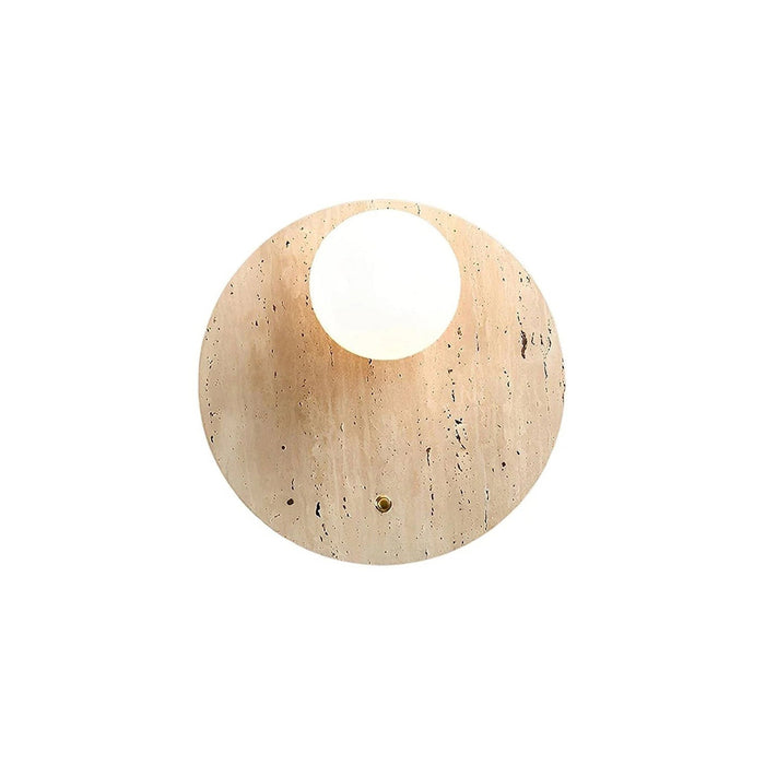 Alcareth Applique Murale Minimaliste Travertin Wabi