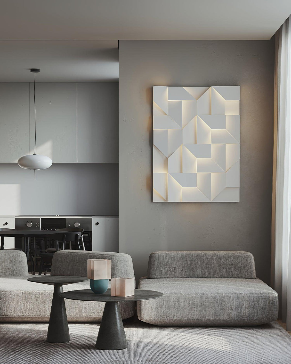 Lumis Applique Murale Art Lumineux en Couches