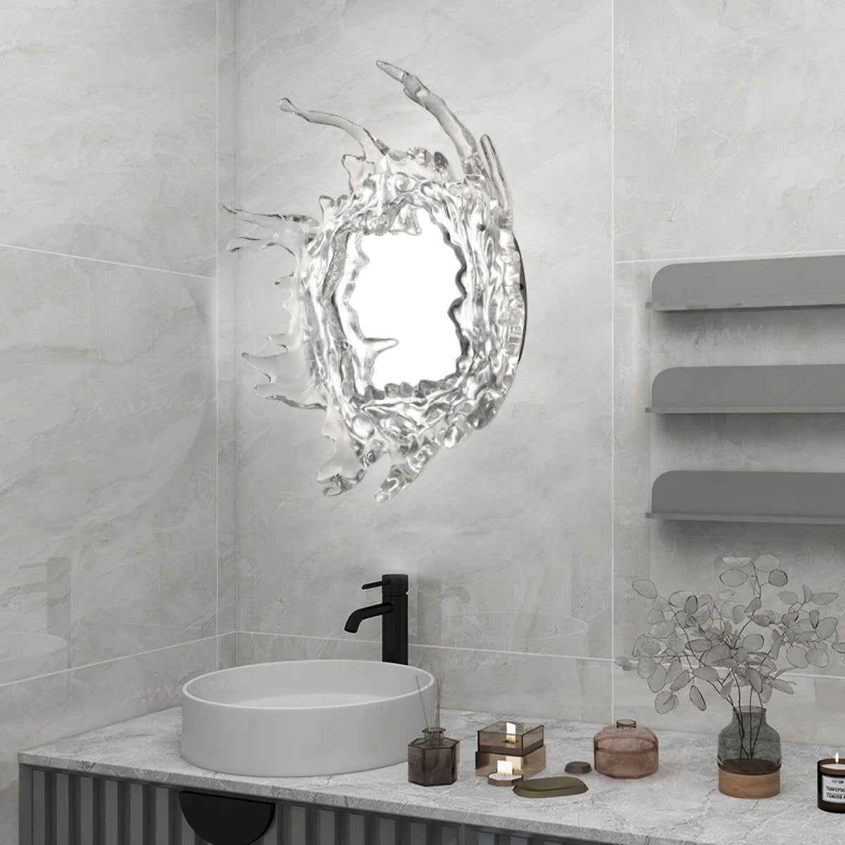 Splash Applique Murale Moderne avec Miroir