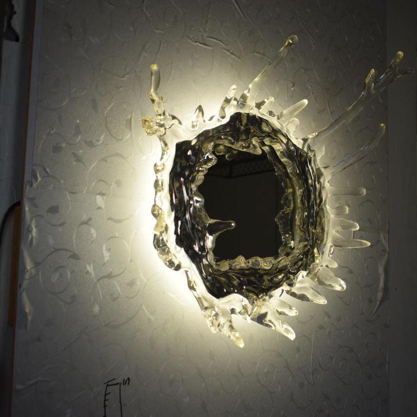 Splash Applique Murale Moderne avec Miroir