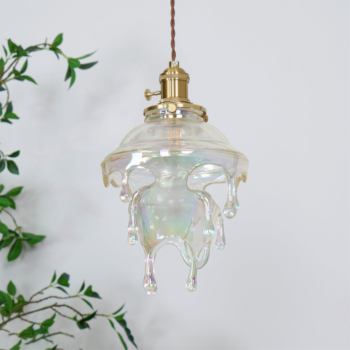 Luxora Suspension Goutte d’Eau Iridescente