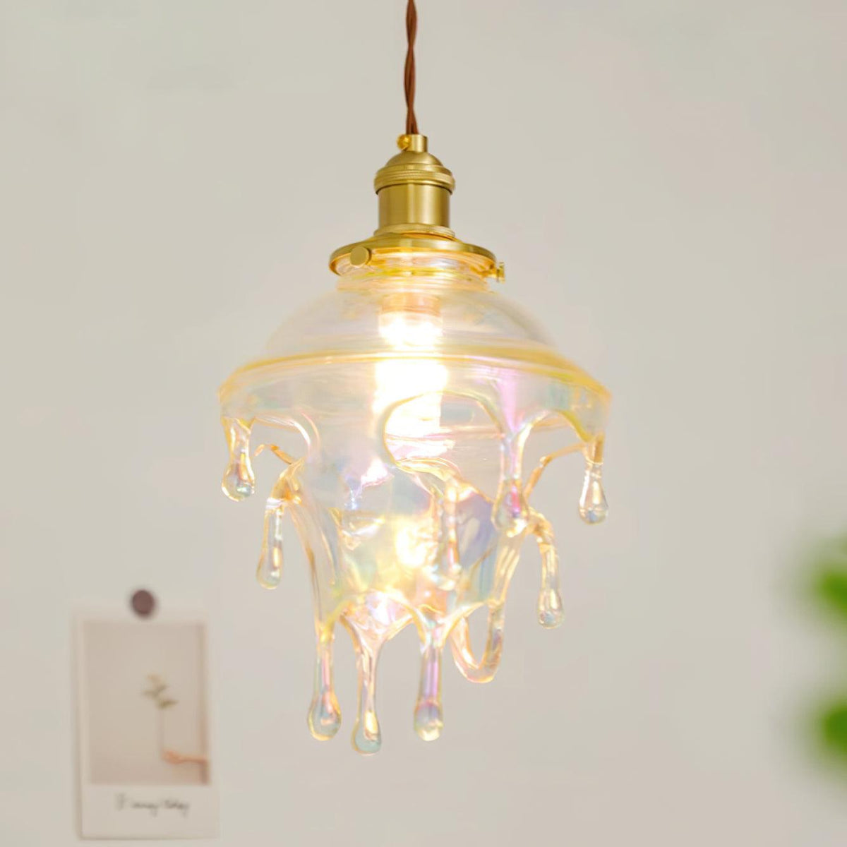 Luxora Suspension Goutte d’Eau Iridescente